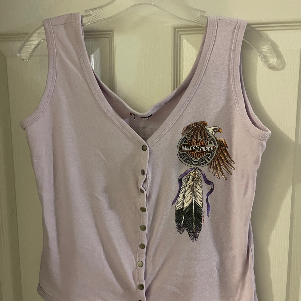 Lavender HD crop tank top size 1X